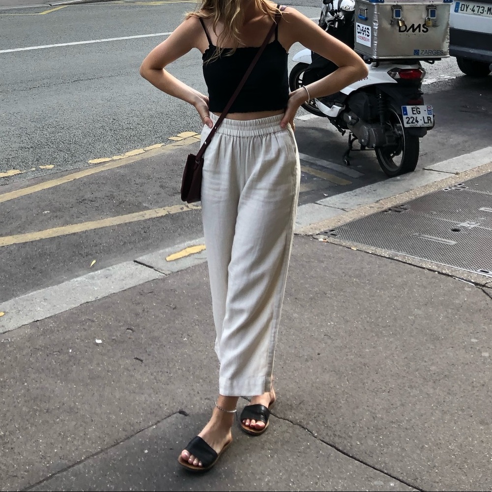 Babaton flowy linen pants